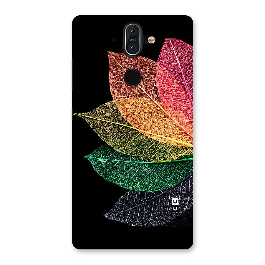 Net Leaf Color Design Back Case for Nokia 8 Sirocco