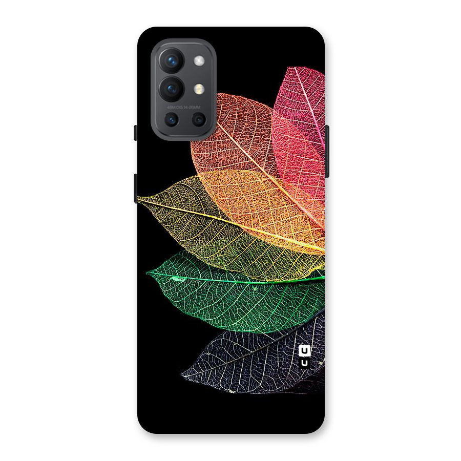 Net Leaf Color Design Back Case for OnePlus 9R