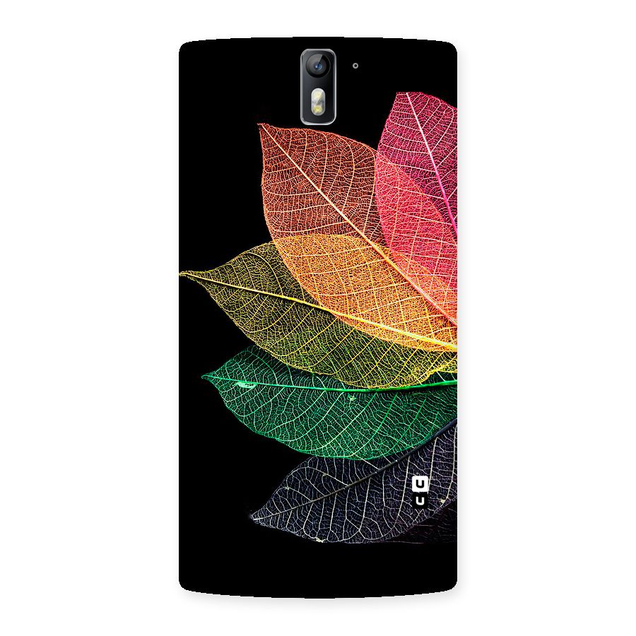 Net Leaf Color Design Back Case for One Plus One