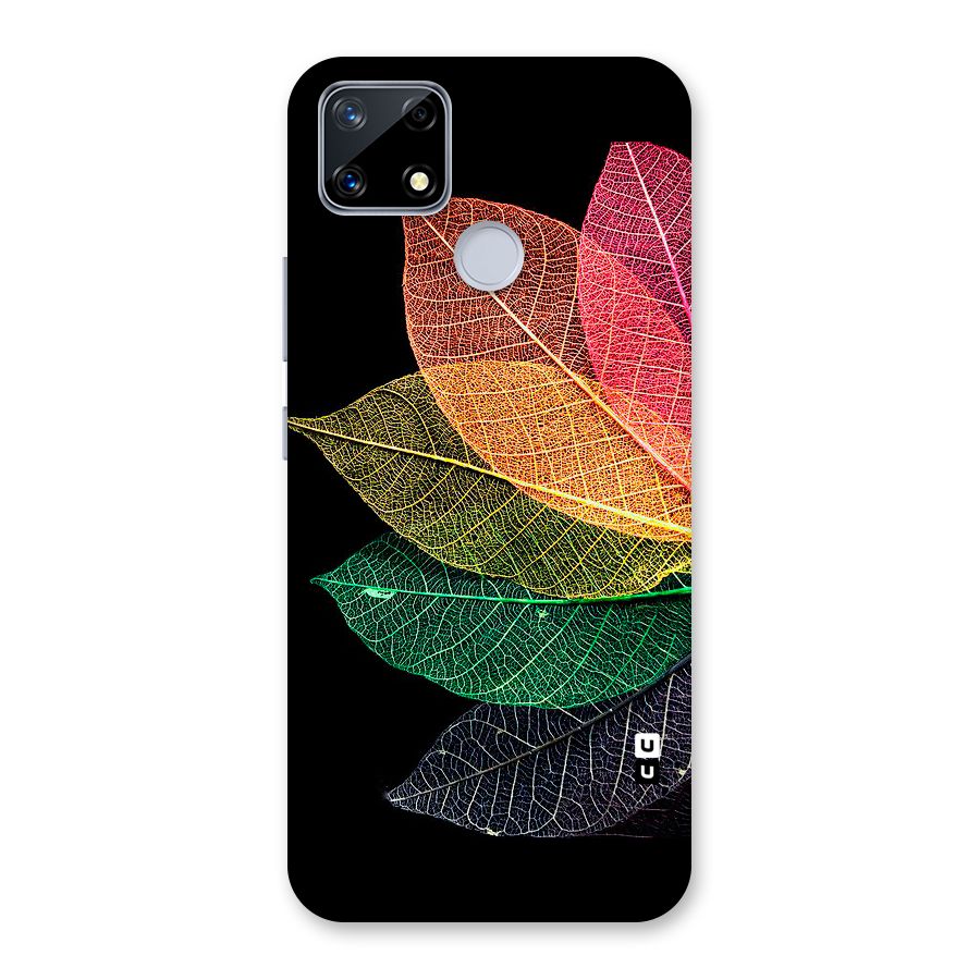 Net Leaf Color Design Back Case for Realme Narzo 20