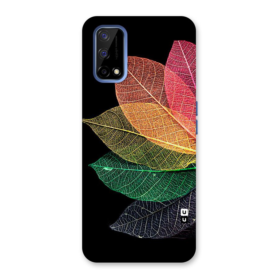 Net Leaf Color Design Back Case for Realme Narzo 30 Pro