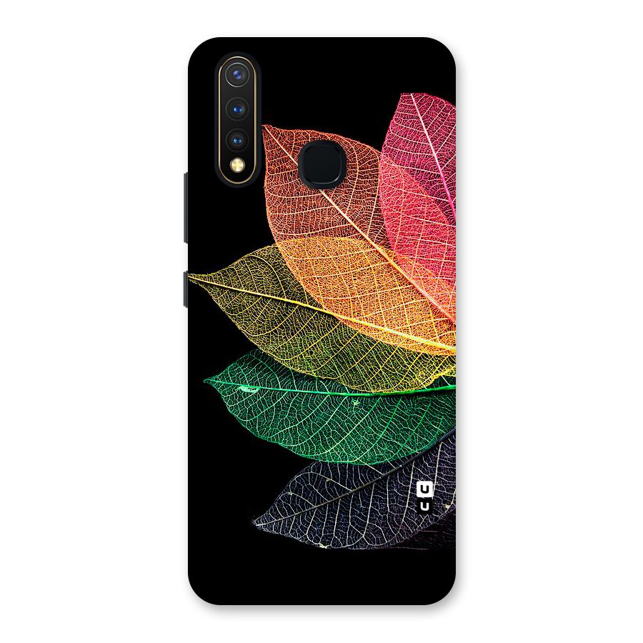 Net Leaf Color Design Back Case for Vivo U20