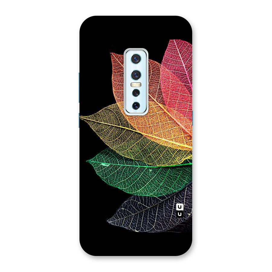 Net Leaf Color Design Back Case for Vivo V17 Pro