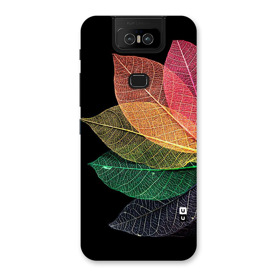 Net Leaf Color Design Back Case for Zenfone 6z
