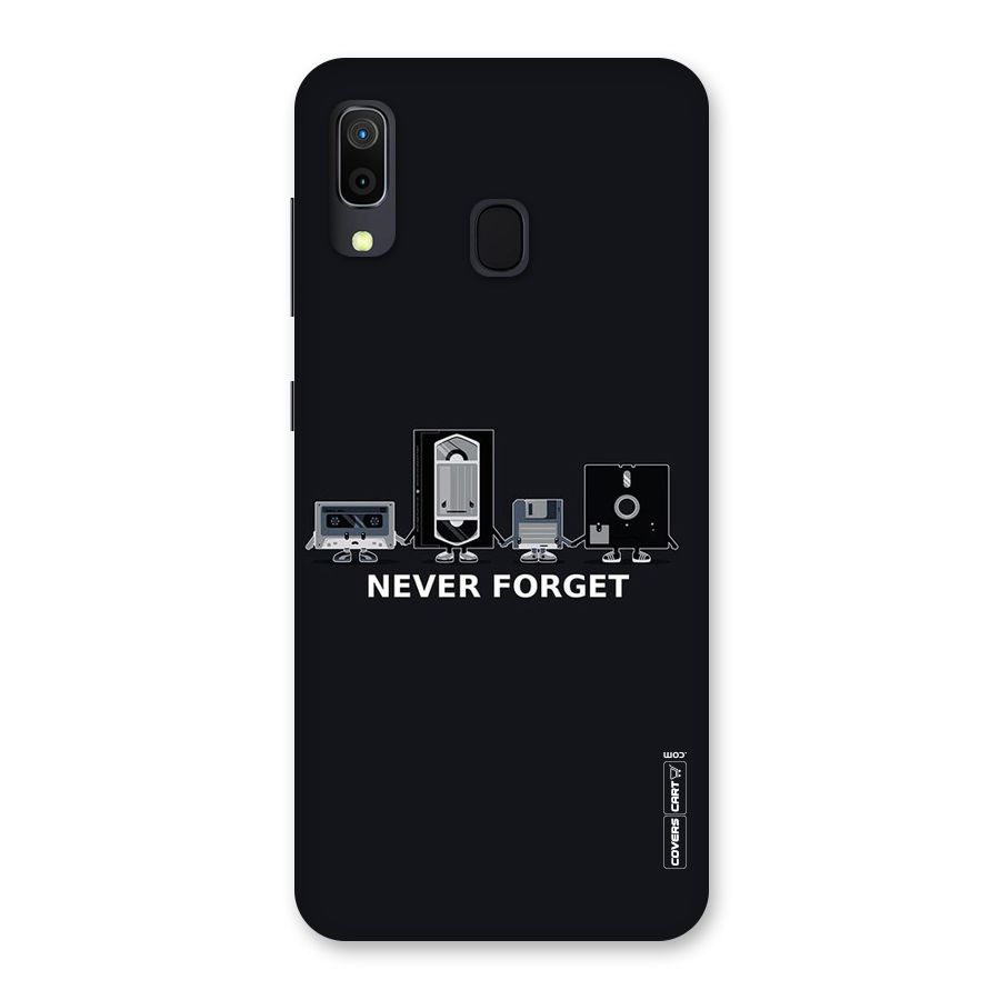Never Forget Back Case for Galaxy A30
