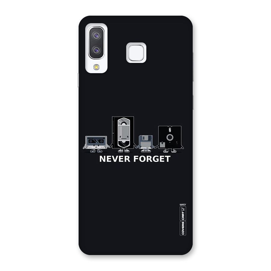 Never Forget Back Case for Galaxy A8 Star