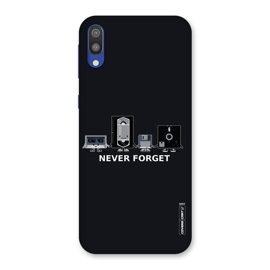 Never Forget Back Case for Galaxy M10
