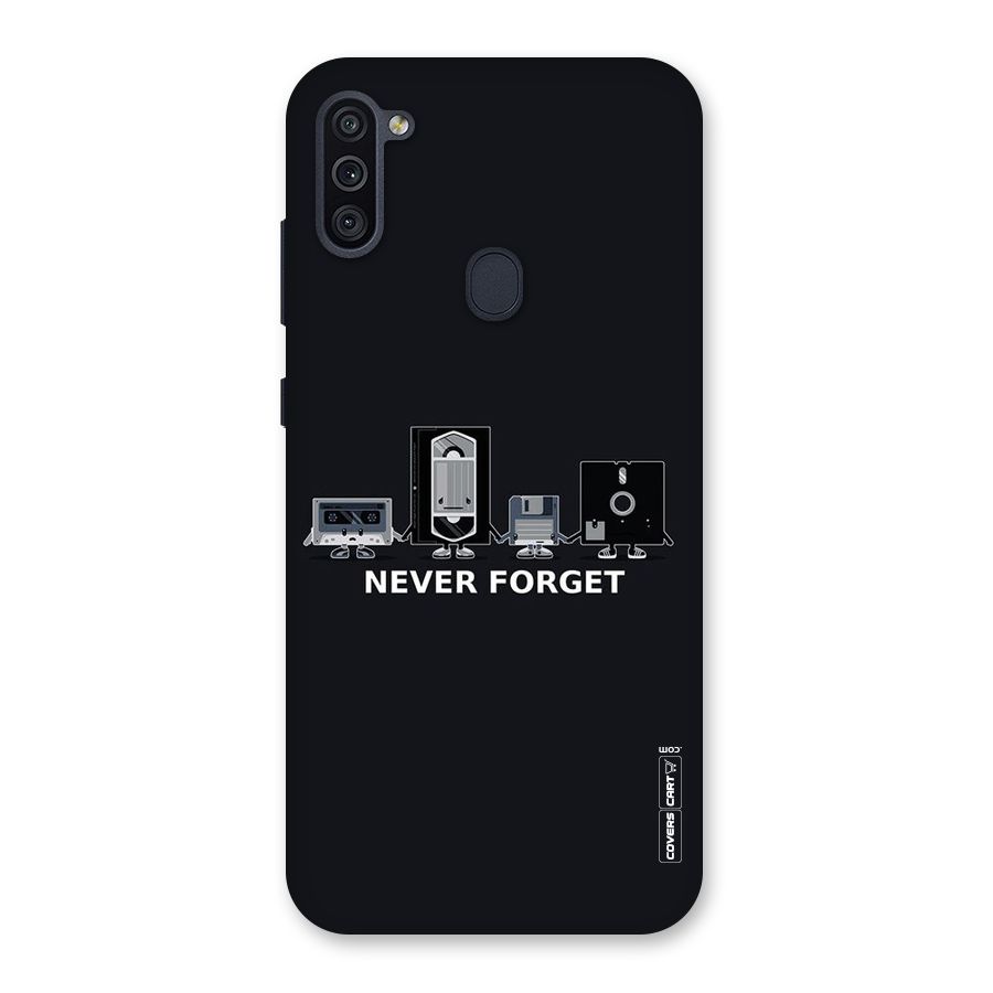 Never Forget Back Case for Galaxy M11