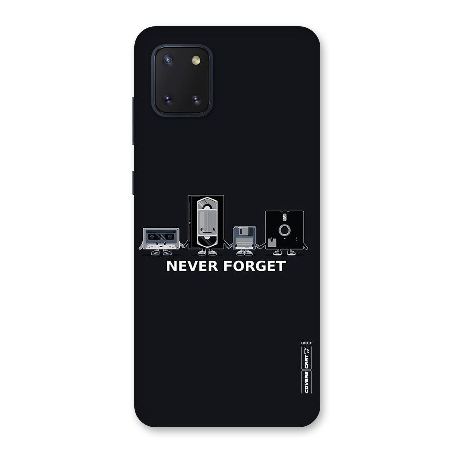 Never Forget Back Case for Galaxy Note 10 Lite