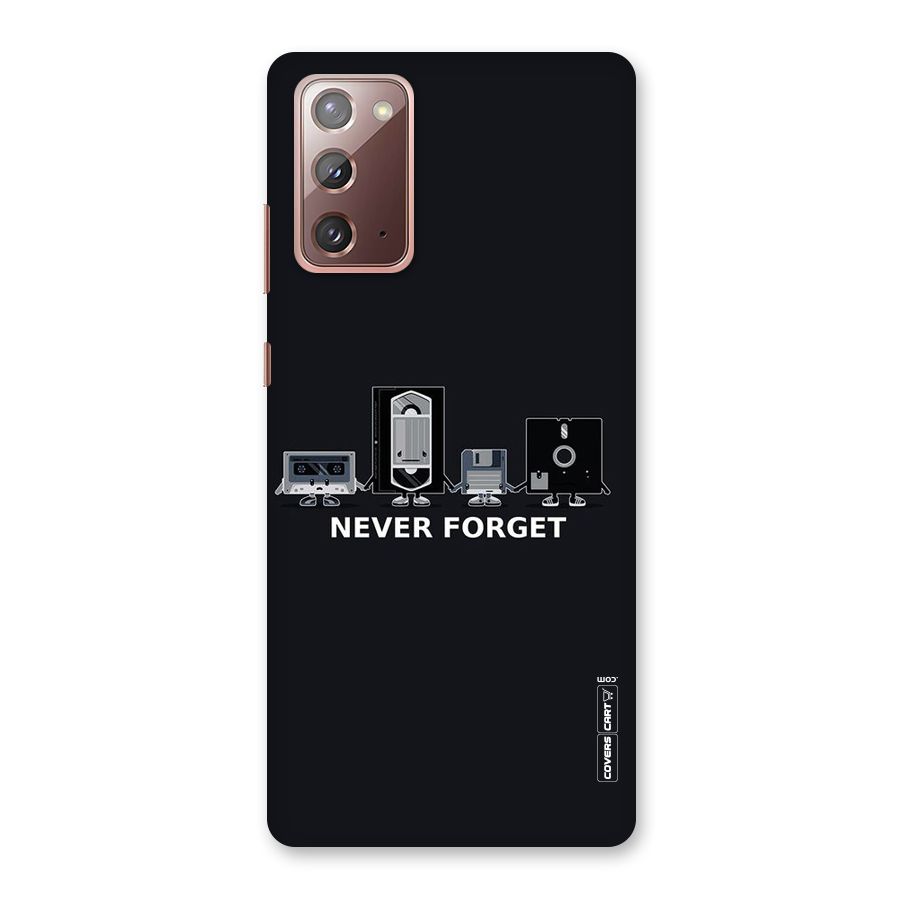 Never Forget Back Case for Galaxy Note 20
