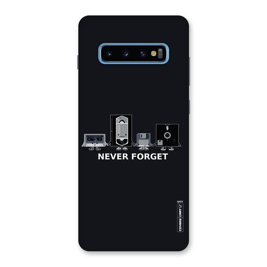Never Forget Back Case for Galaxy S10 Plus