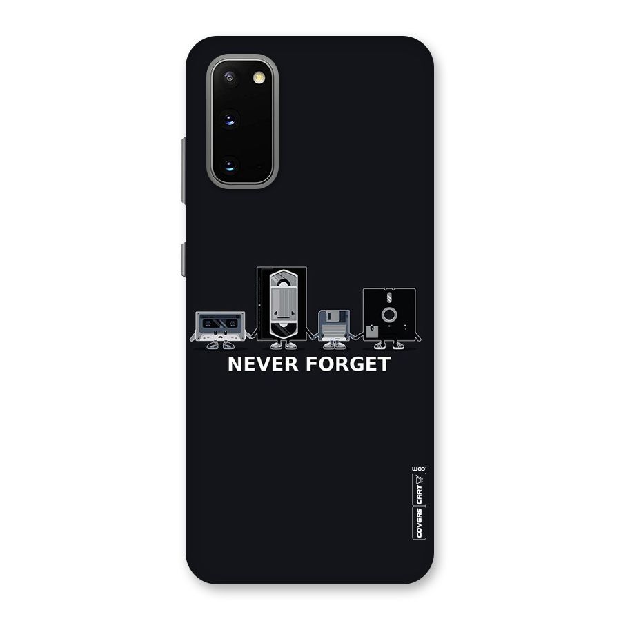Never Forget Back Case for Galaxy S20