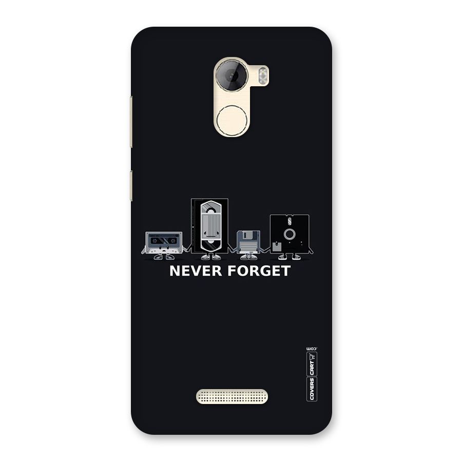 Never Forget Back Case for Gionee A1 LIte