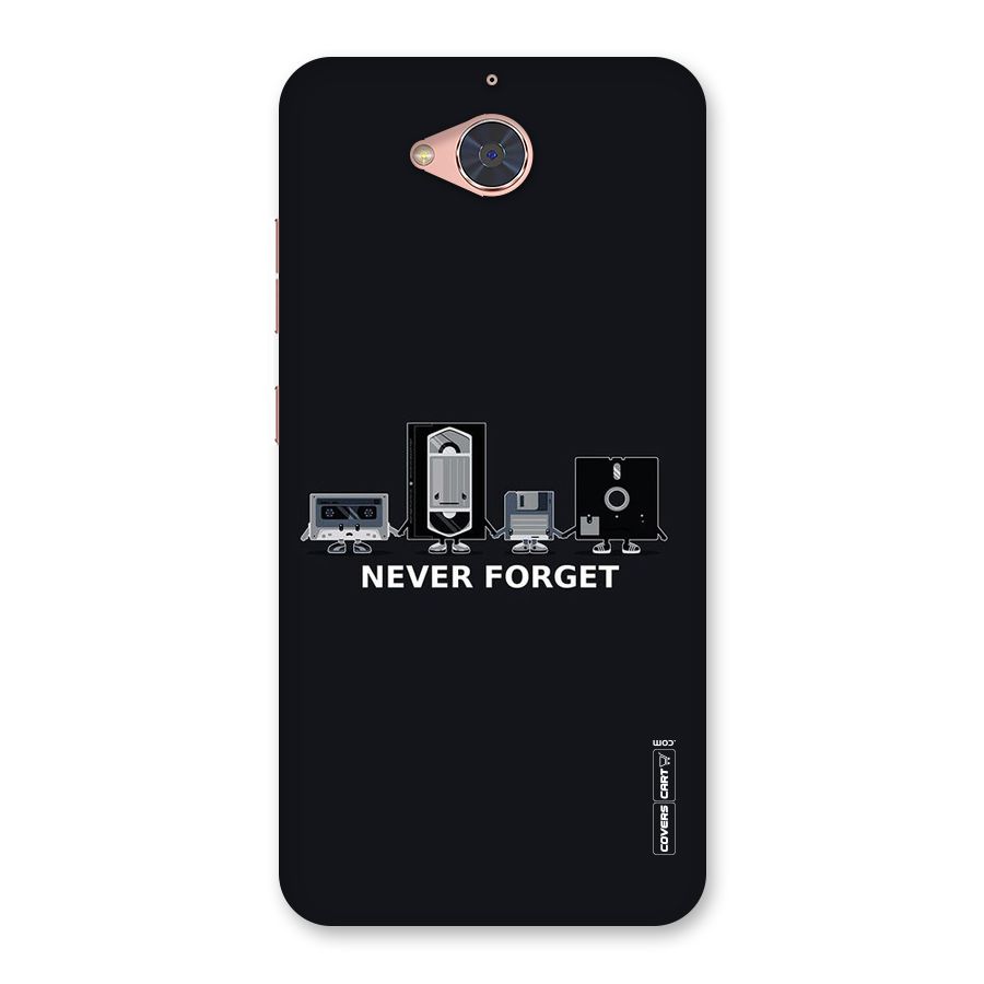 Never Forget Back Case for Gionee S6 Pro