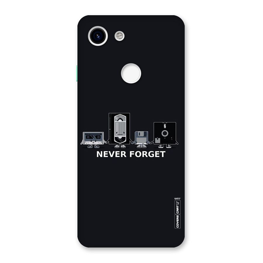 Never Forget Back Case for Google Pixel 3