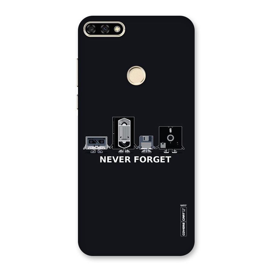 Never Forget Back Case for Honor 7A