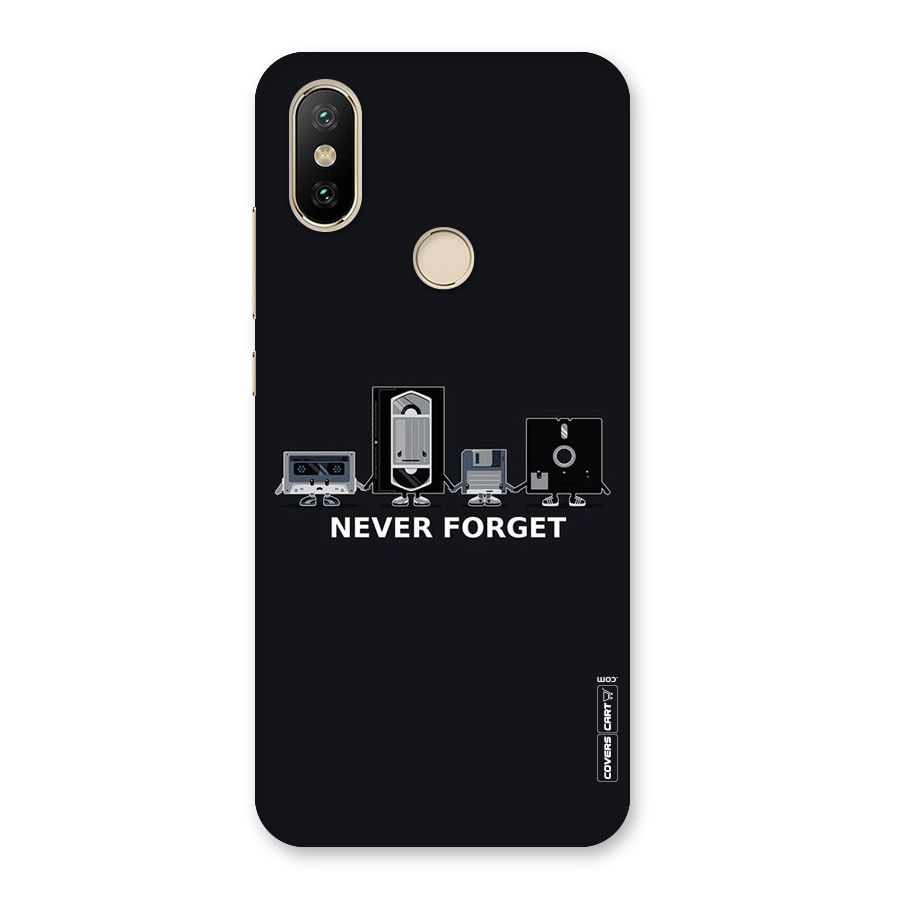 Never Forget Back Case for Mi A2