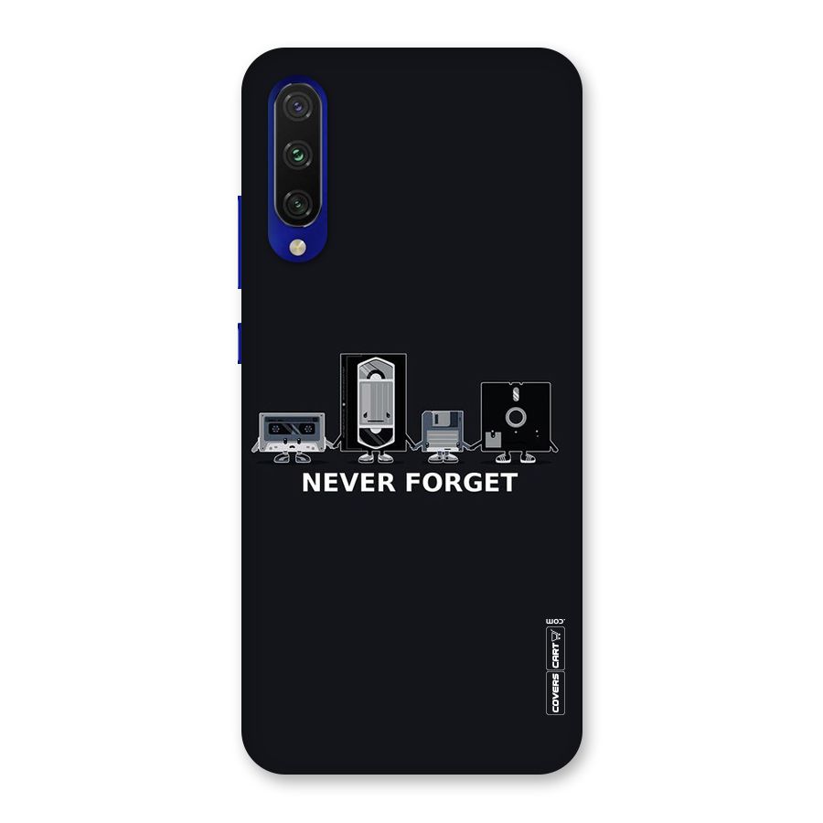 Never Forget Back Case for Mi A3