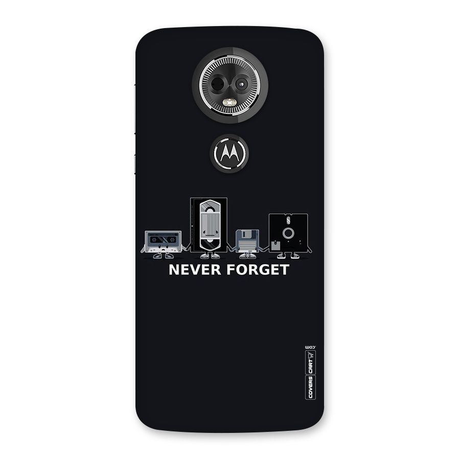 Never Forget Back Case for Moto E5 Plus