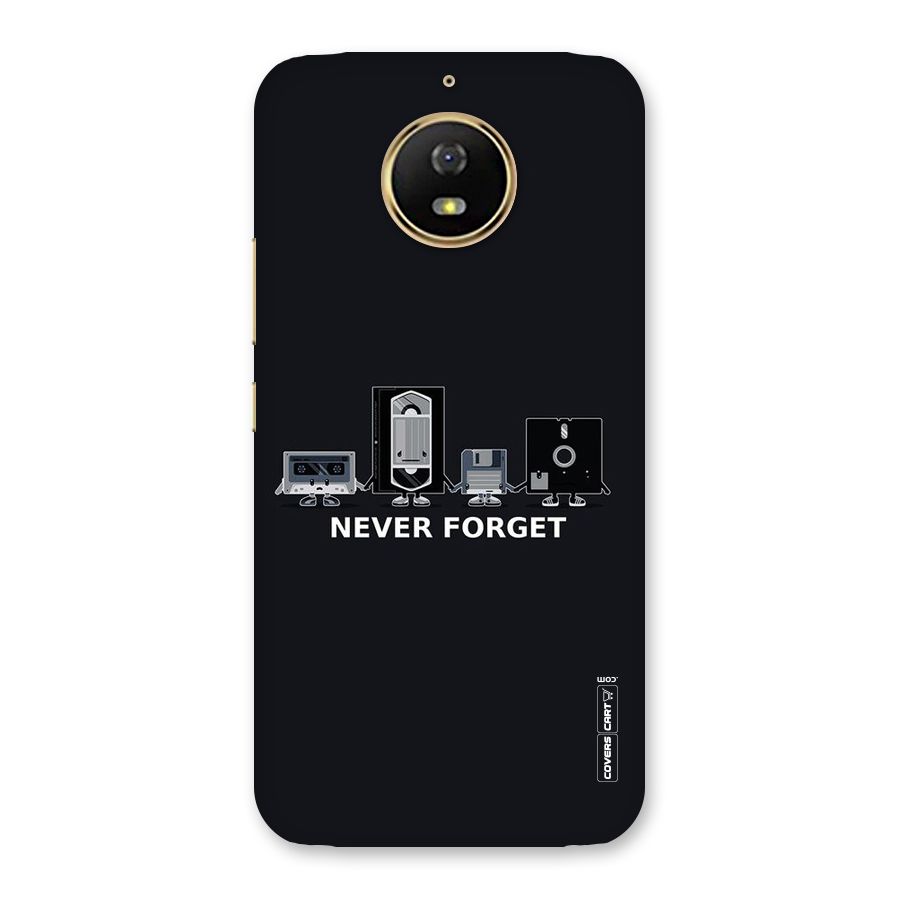 Never Forget Back Case for Moto G5s