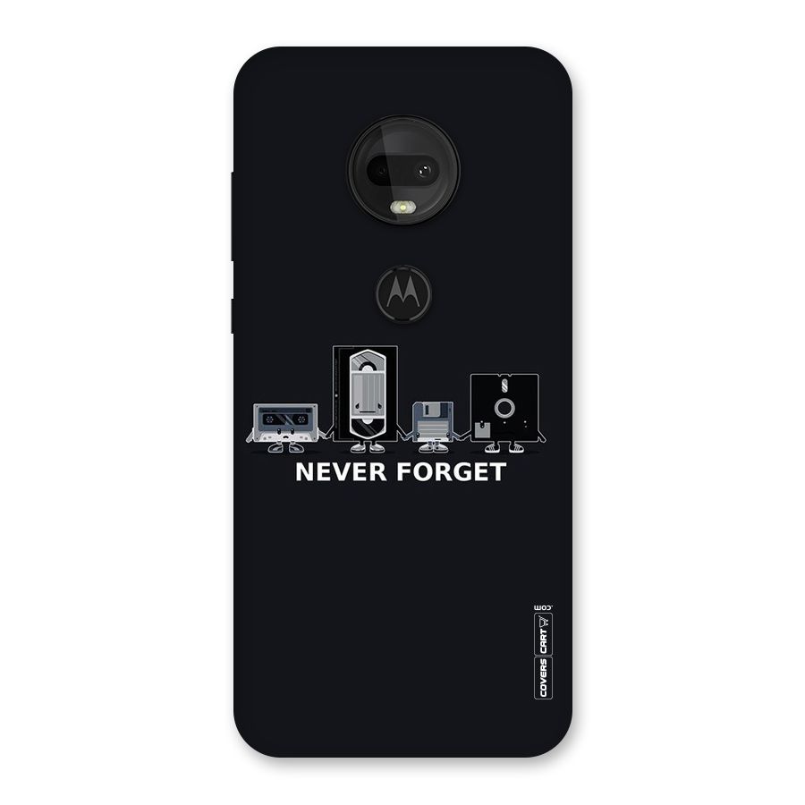 Never Forget Back Case for Moto G7