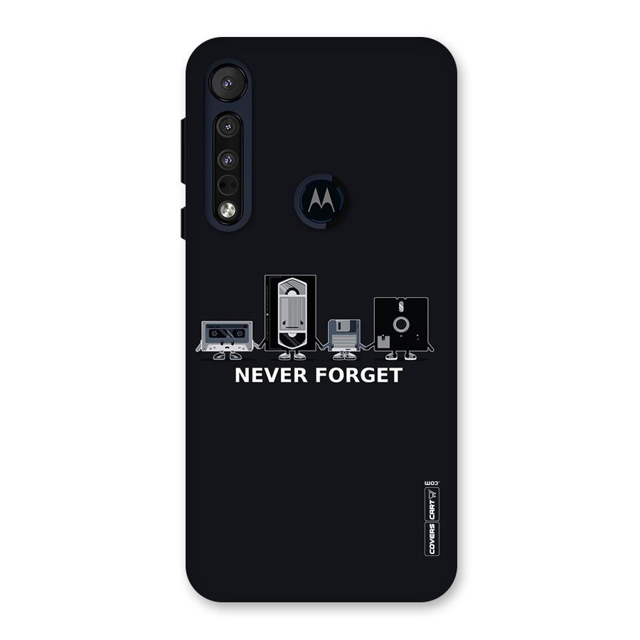 Never Forget Back Case for Motorola One Macro
