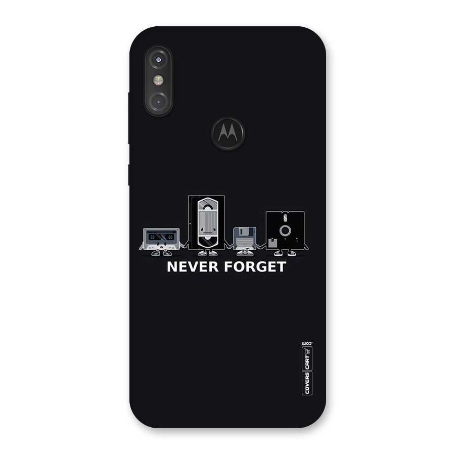 Never Forget Back Case for Motorola One Power