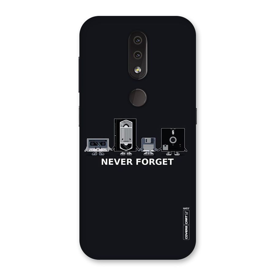 Never Forget Back Case for Nokia 4.2