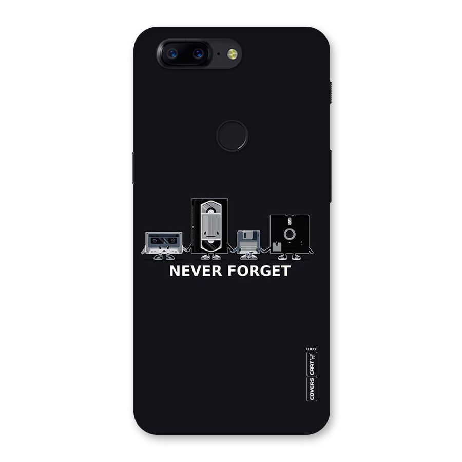 Never Forget Back Case for OnePlus 5T