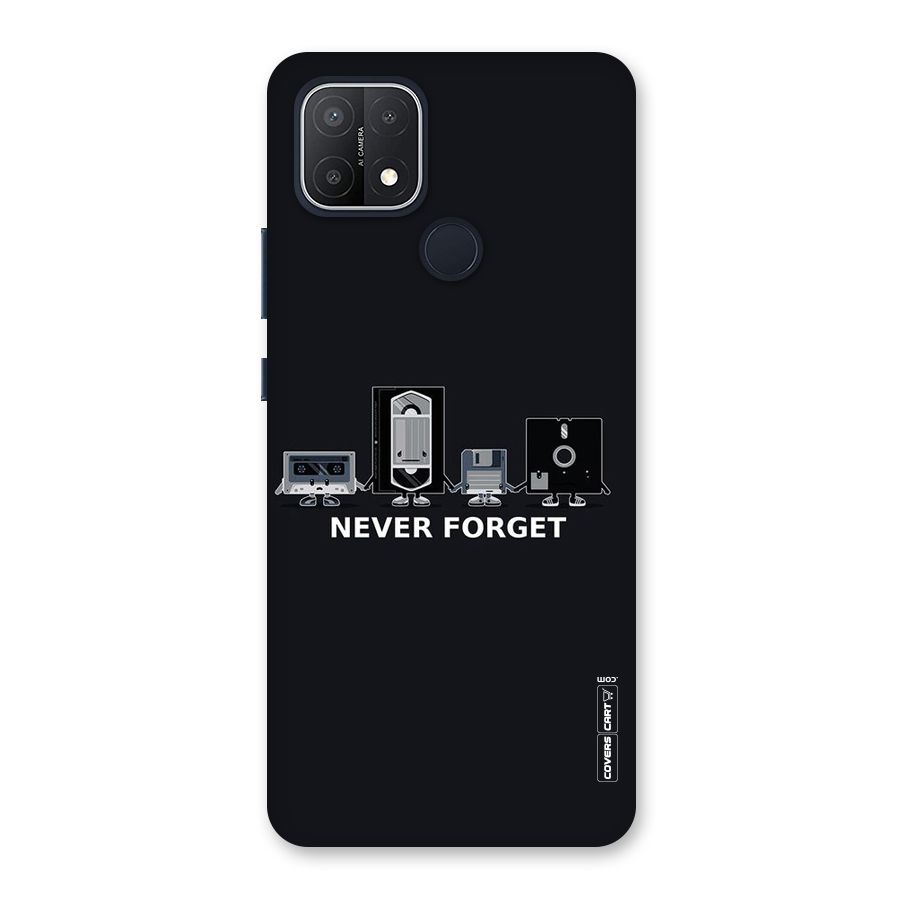 Never Forget Back Case for Oppo A15s