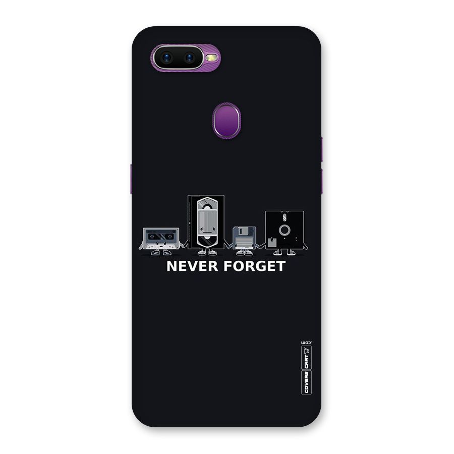 Never Forget Back Case for Oppo F9