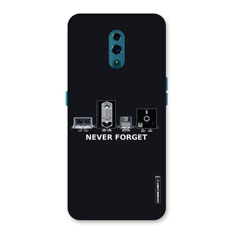 Never Forget Back Case for Oppo Reno