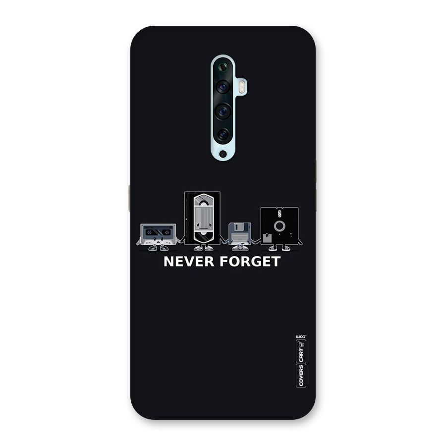 Never Forget Back Case for Oppo Reno2 Z