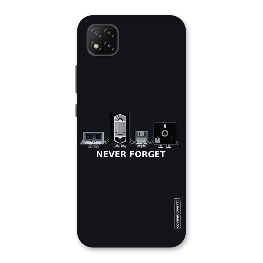 Never Forget Back Case for Poco C3