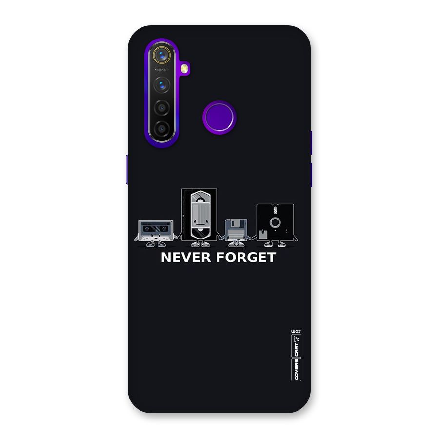Never Forget Back Case for Realme 5 Pro