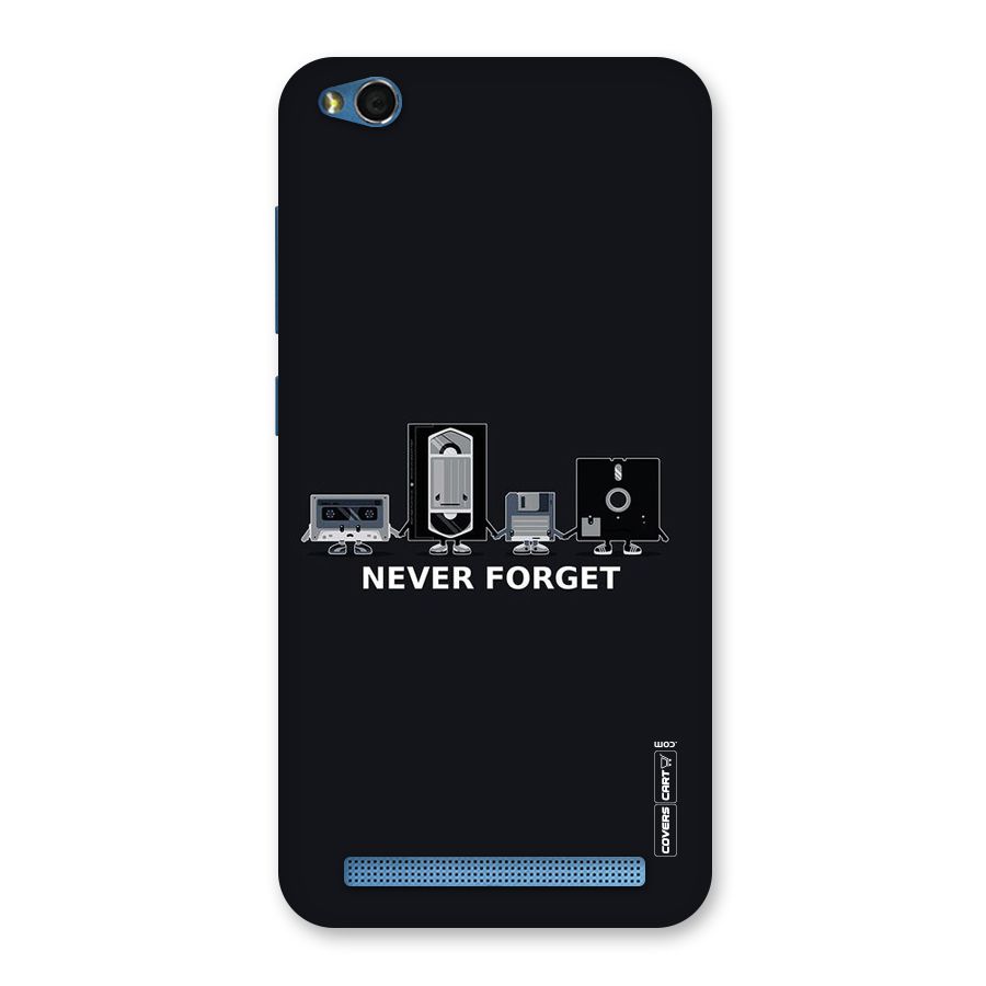 Never Forget Back Case for Redmi 5A