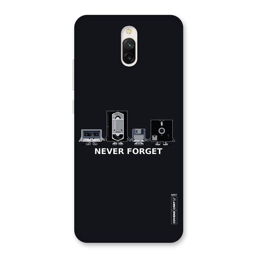 Never Forget Back Case for Redmi 8A Dual