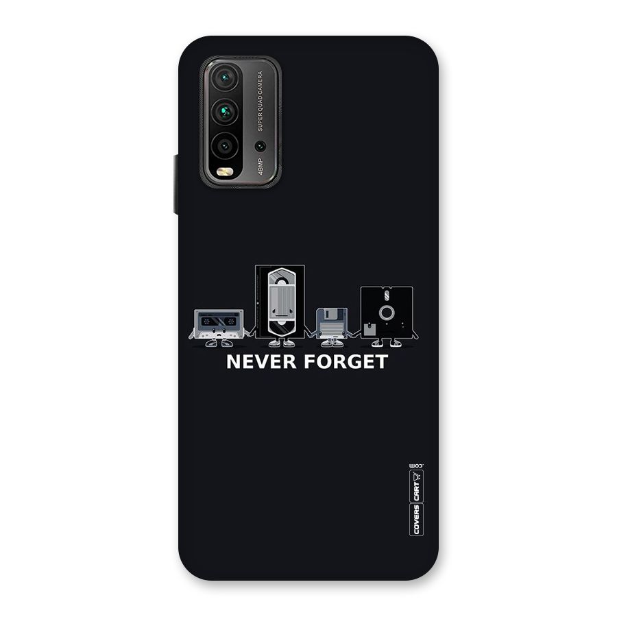 Never Forget Back Case for Redmi 9 Power