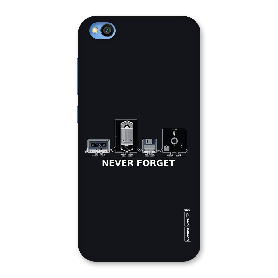 Never Forget Back Case for Redmi Go