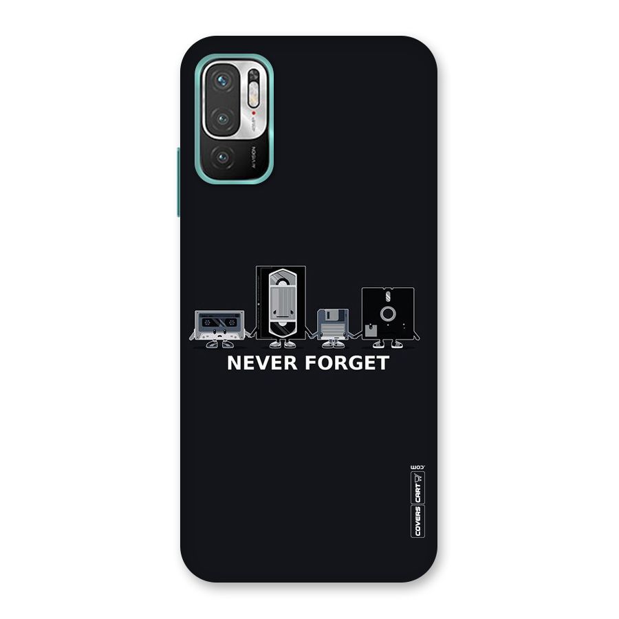 Never Forget Back Case for Redmi Note 10T 5G
