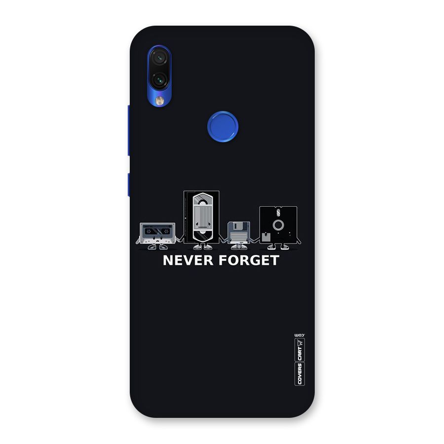 Never Forget Back Case for Redmi Note 7S