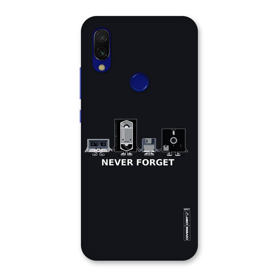 Never Forget Back Case for Redmi Y3