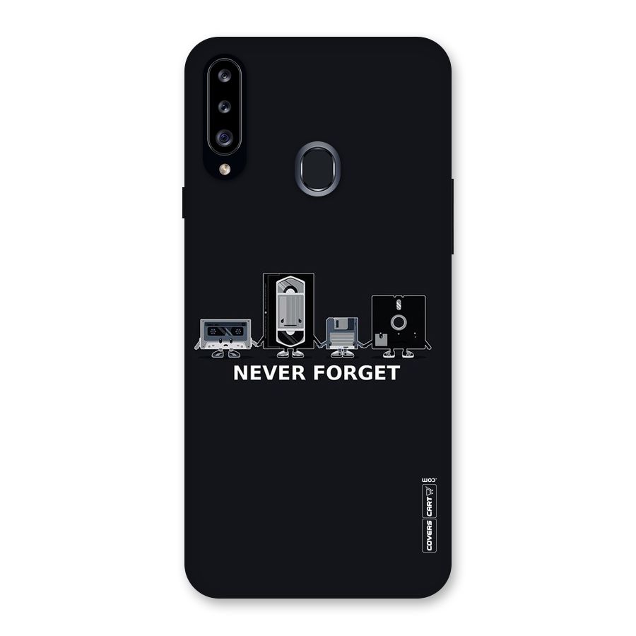 Never Forget Back Case for Samsung Galaxy A20s