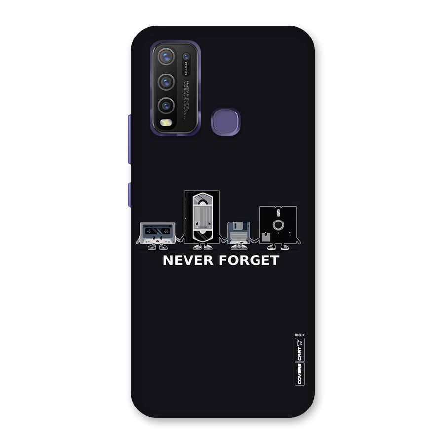 Never Forget Back Case for Vivo Y50