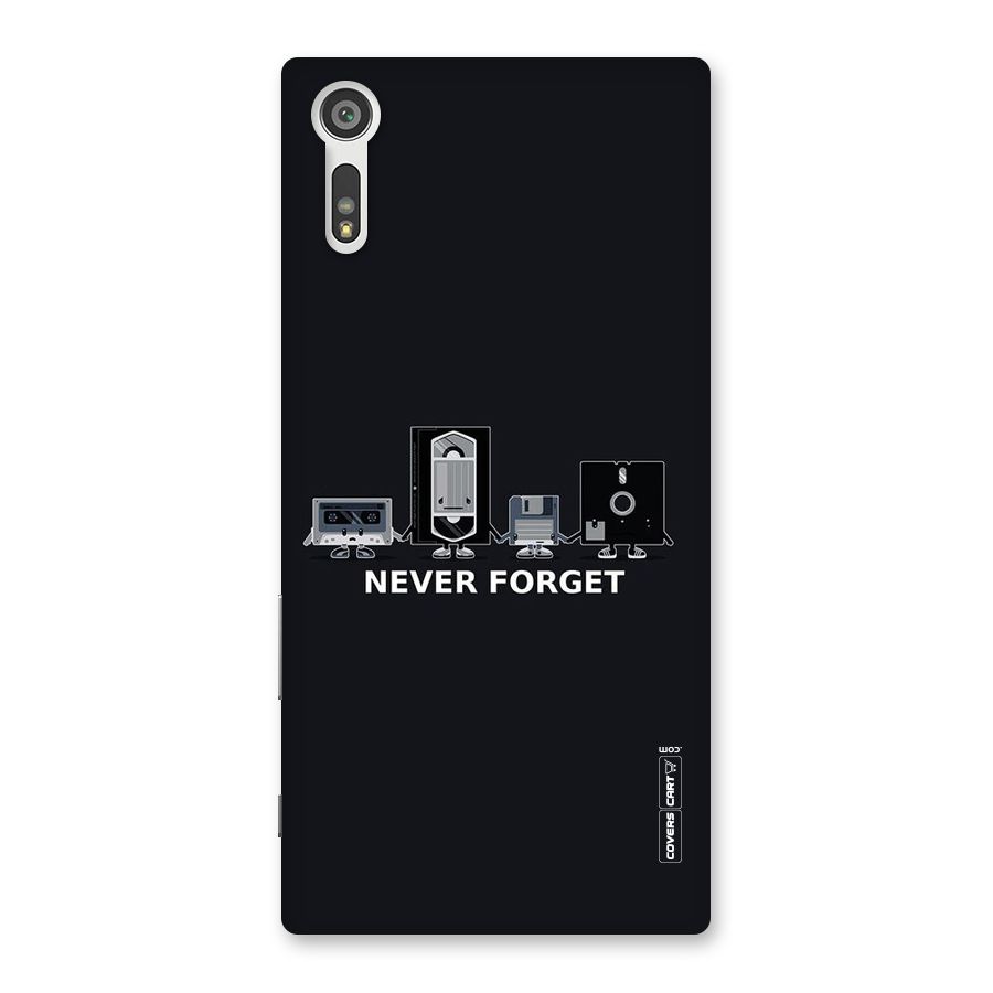 Never Forget Back Case for Xperia XZ