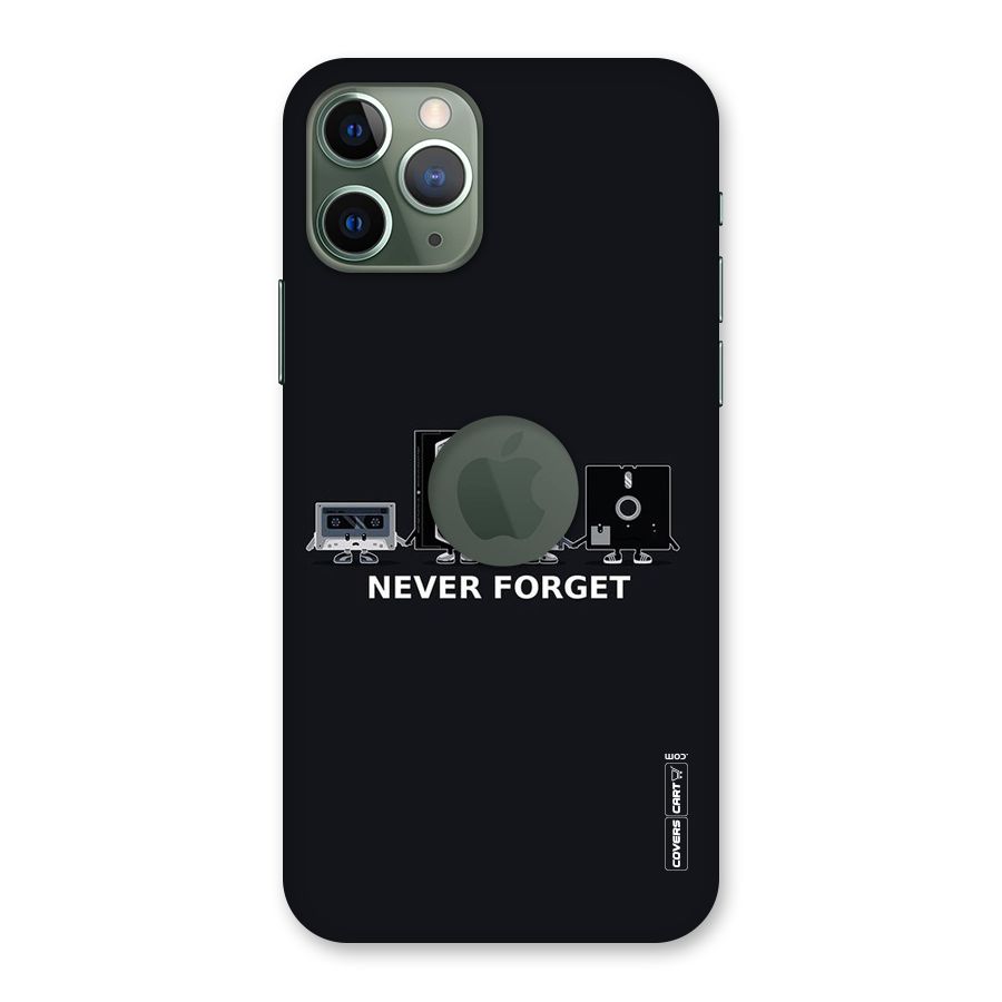Never Forget Back Case for iPhone 11 Pro Logo  Cut