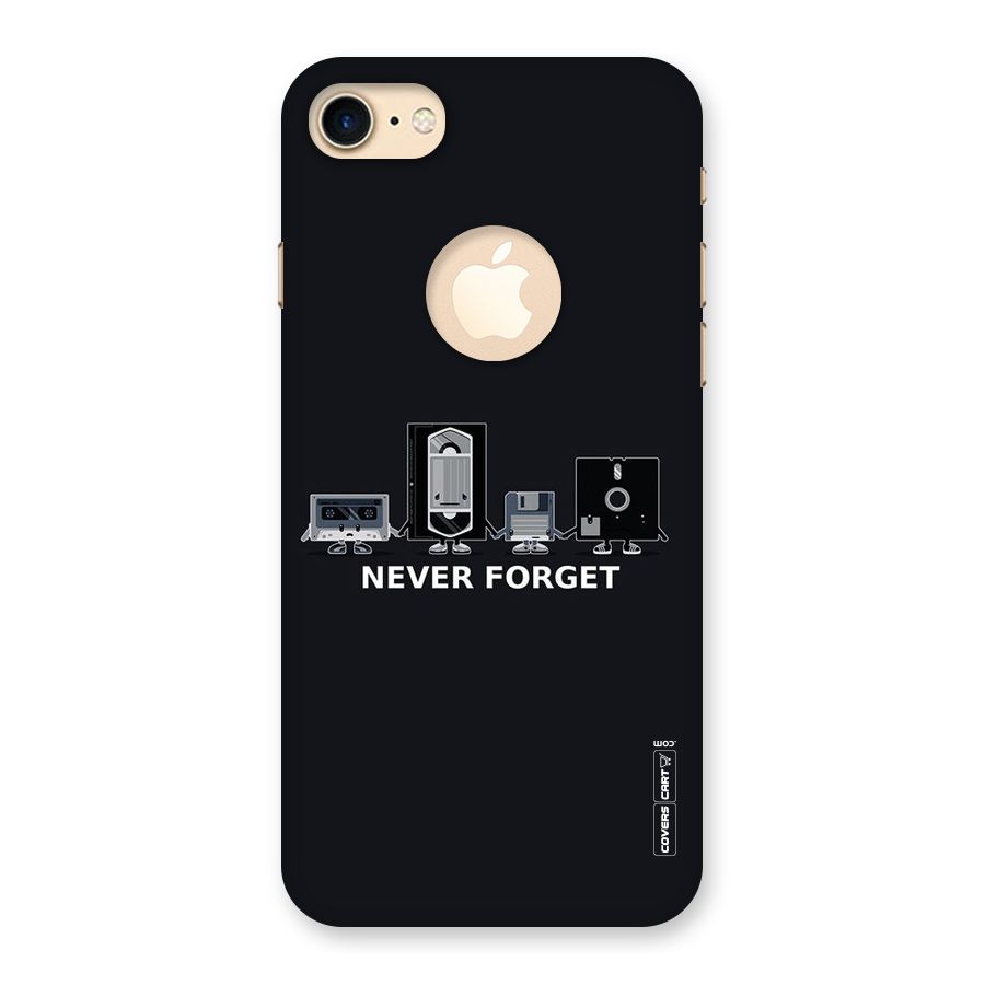 Never Forget Back Case for iPhone 7 Logo Cut