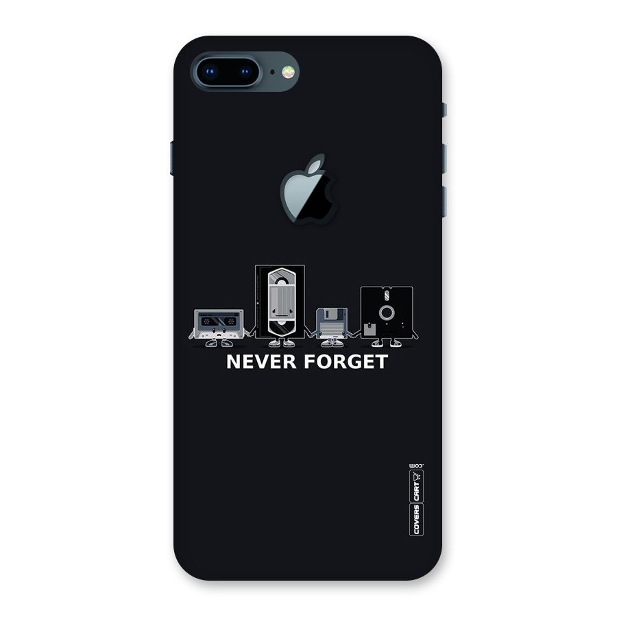 Never Forget Back Case for iPhone 7 Plus Apple Cut