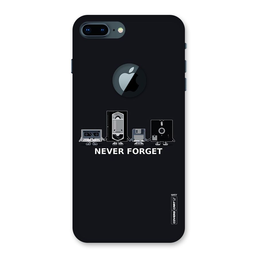 Never Forget Back Case for iPhone 7 Plus Logo Cut