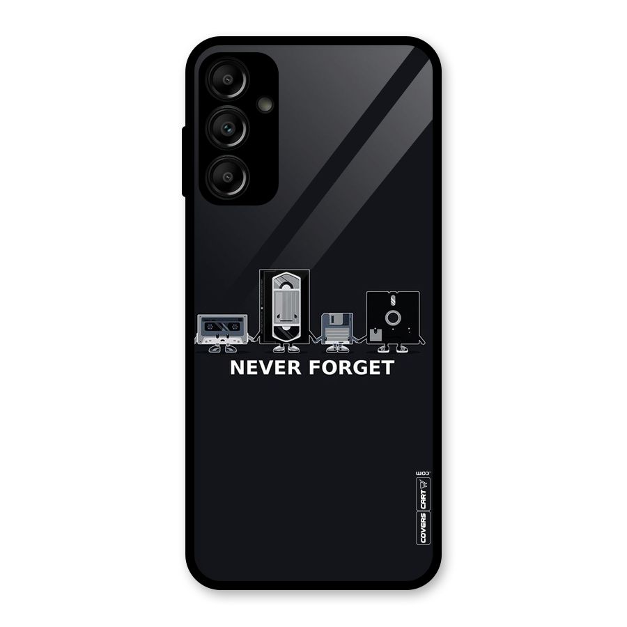 Never Forget Glass Back Case for Galaxy A14 5G